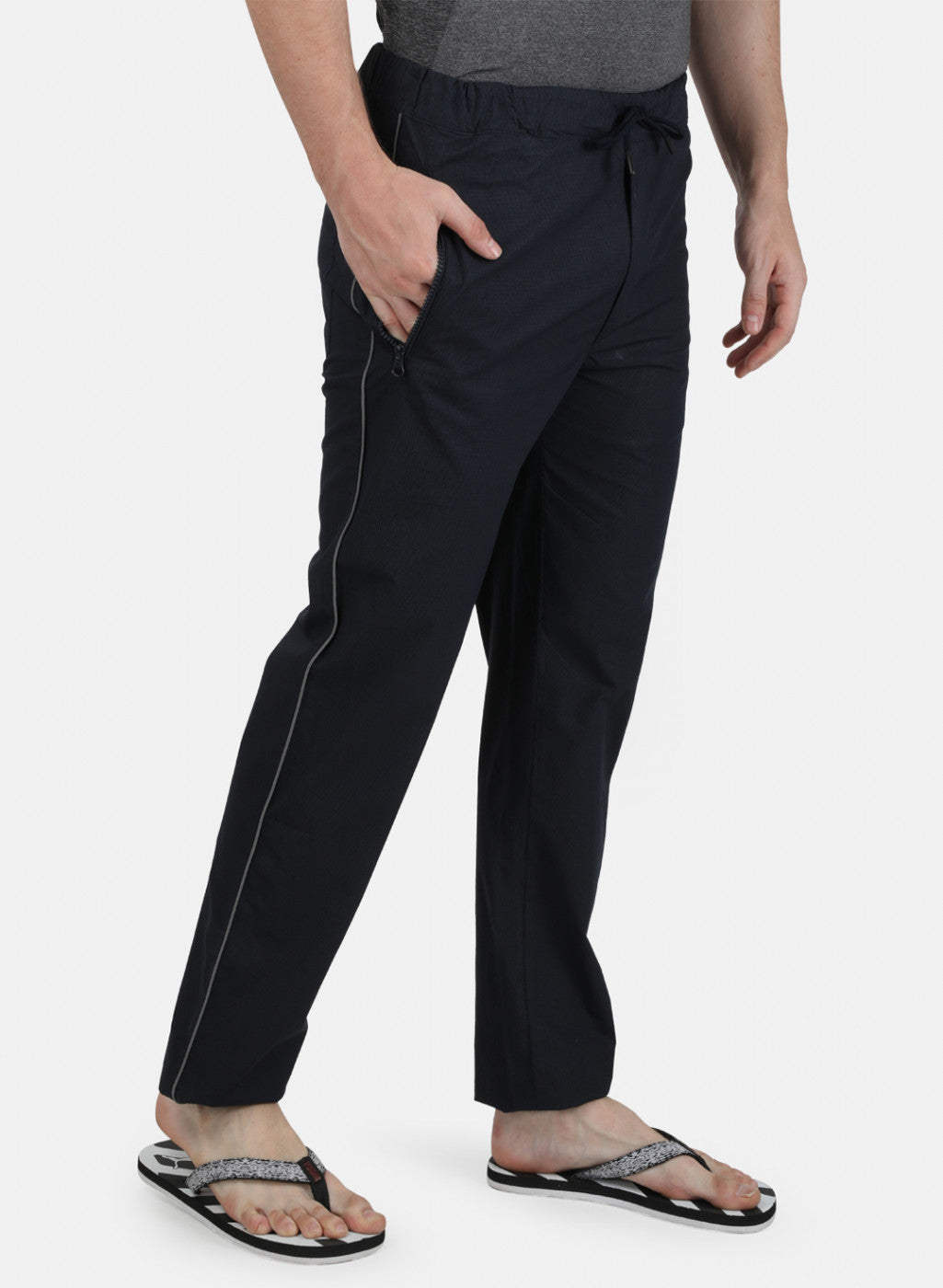 Mens NAvy Blue Printed Lowers