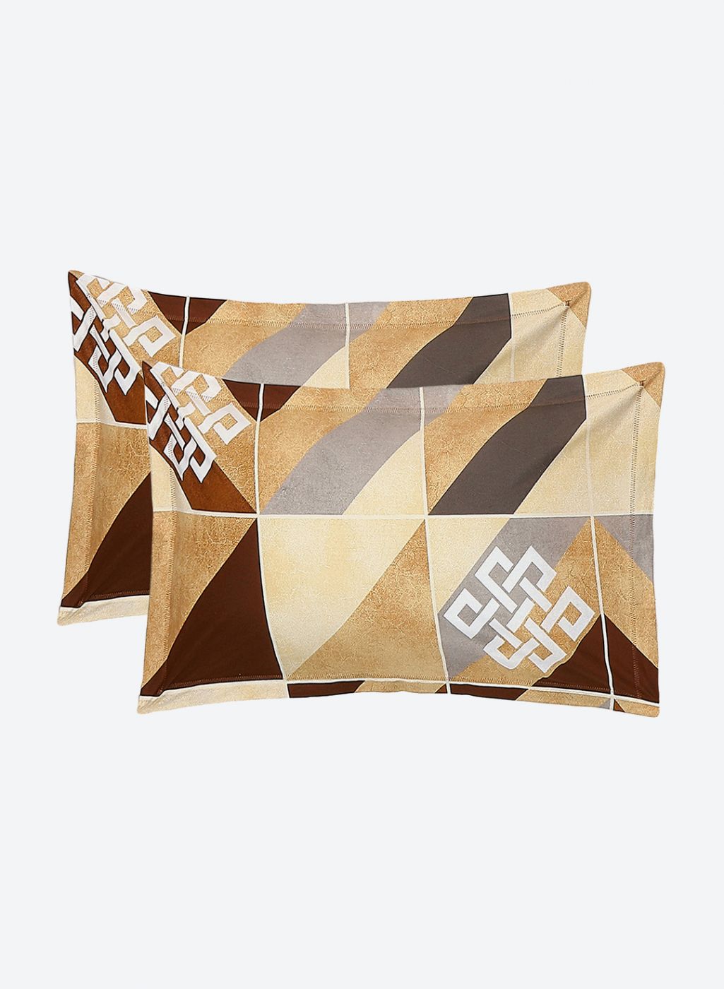 140TC Pure Cotton Queen Bedsheet with 2 Pillow Covers