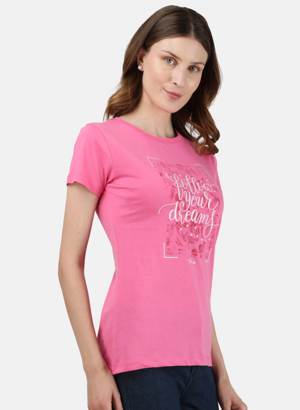 Womens Blue & Pink Printed Top 2Pc Set