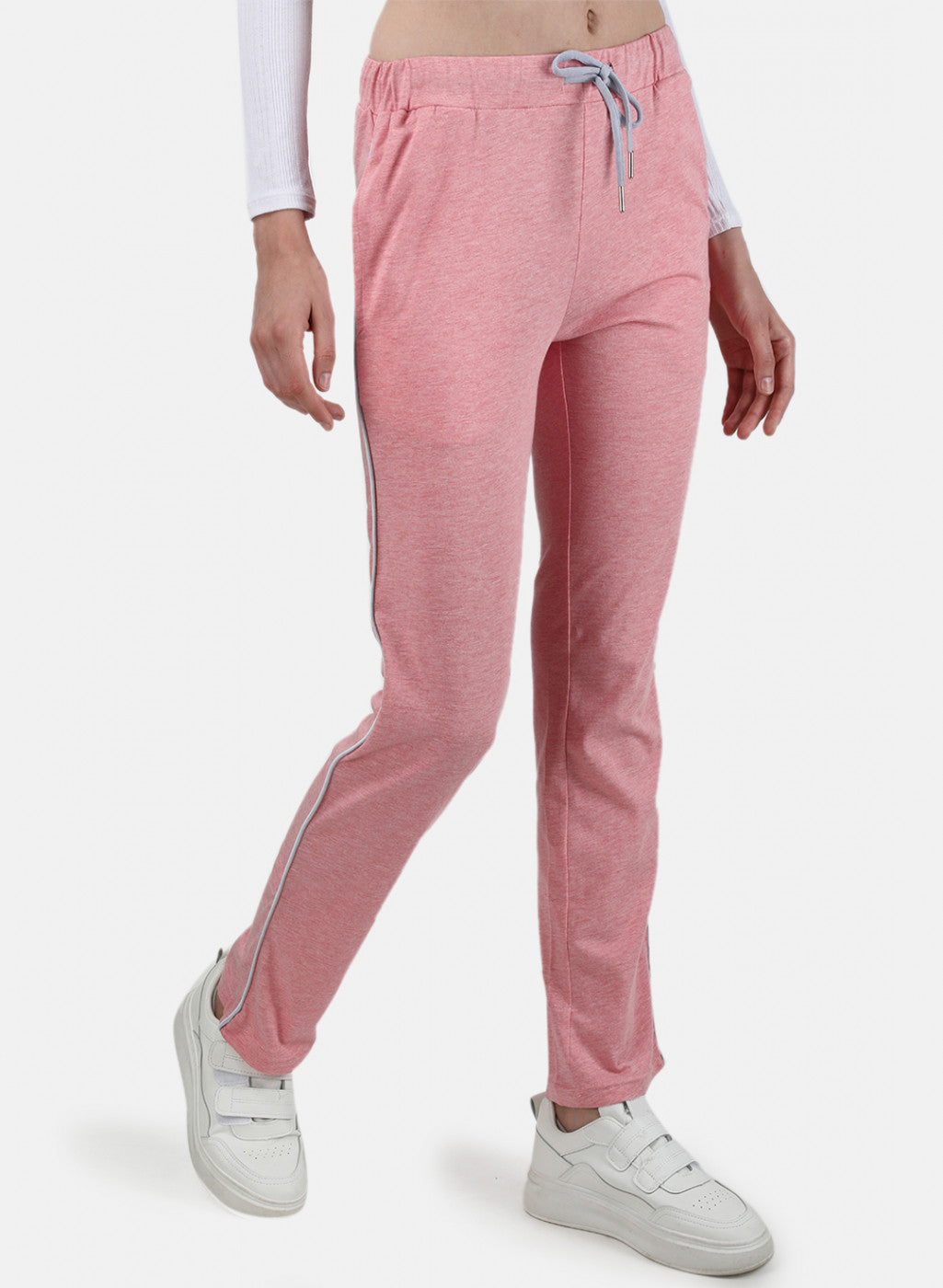 Womens Pink Plain Lower
