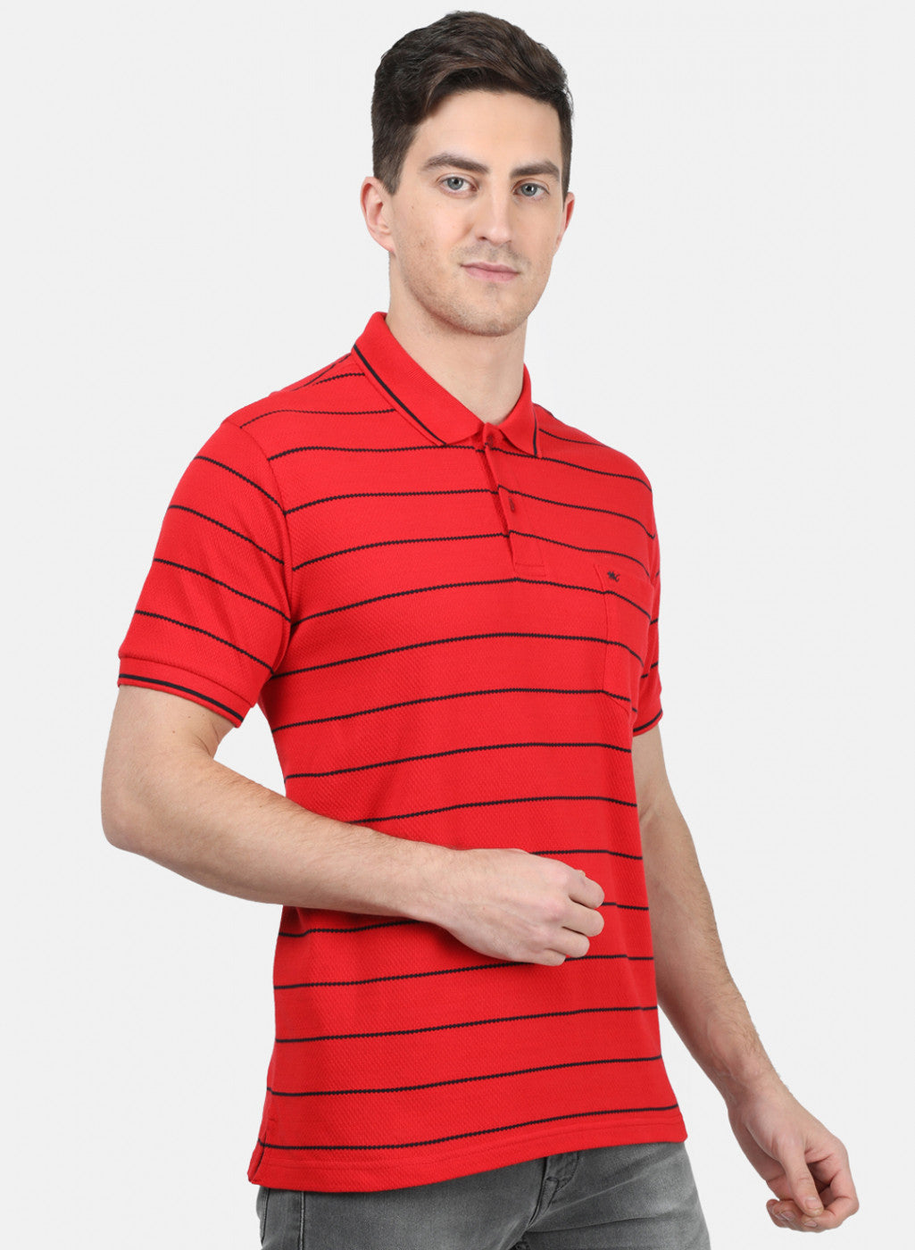 Mens Red Stripe T-Shirt