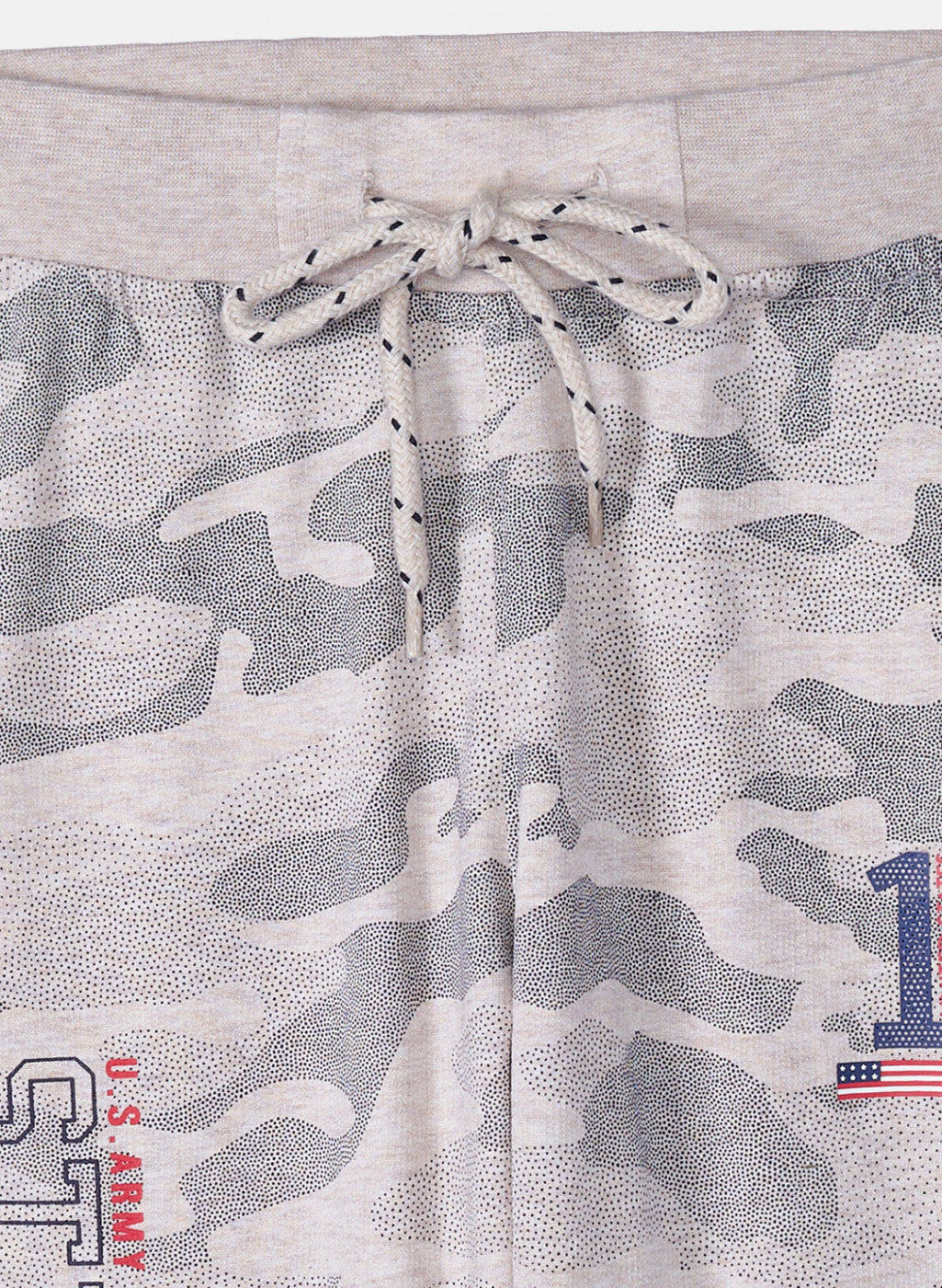 Boys Beige Printed Lower