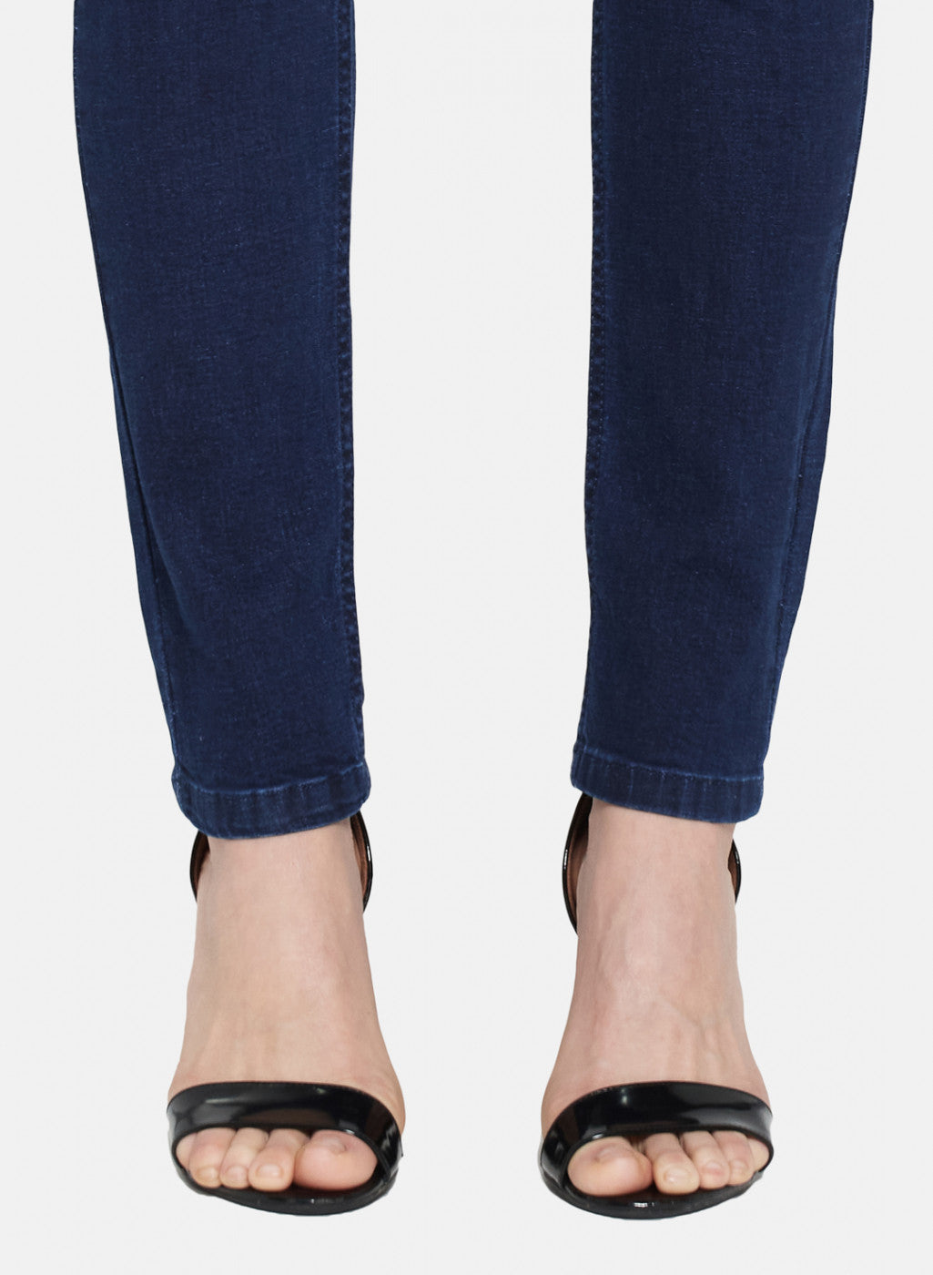Womens Navy Blue Regular Denim