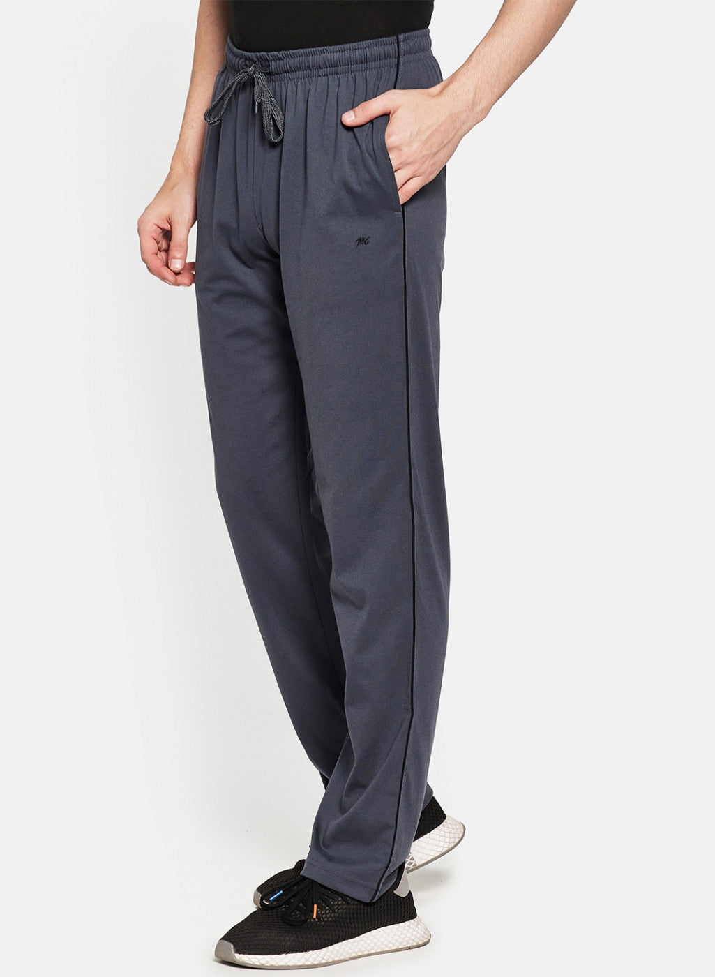 Mens Grey Plain Lower