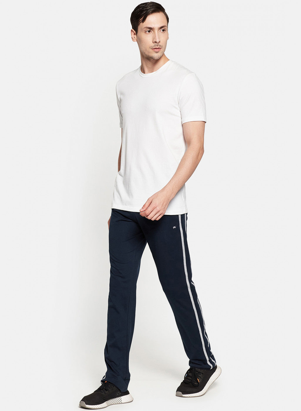 Mens NAvy Blue Plain Lower