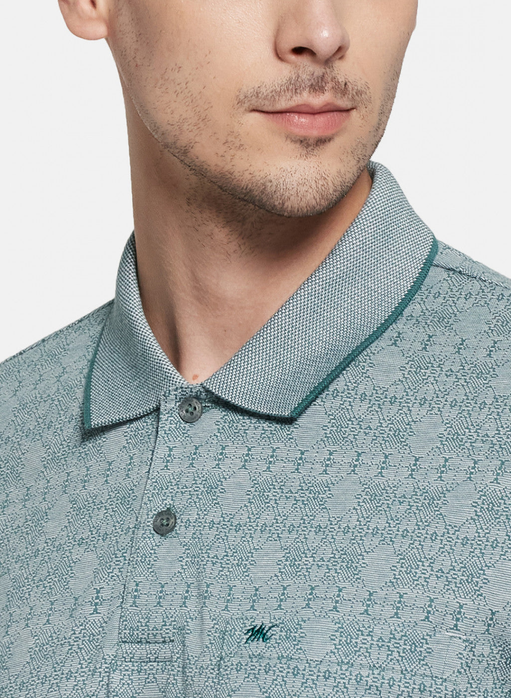 Mens Green Stripe T-Shirt