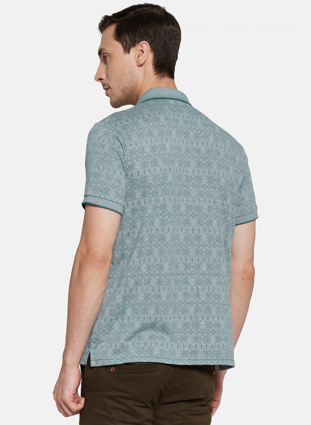 Mens Green Stripe T-Shirt