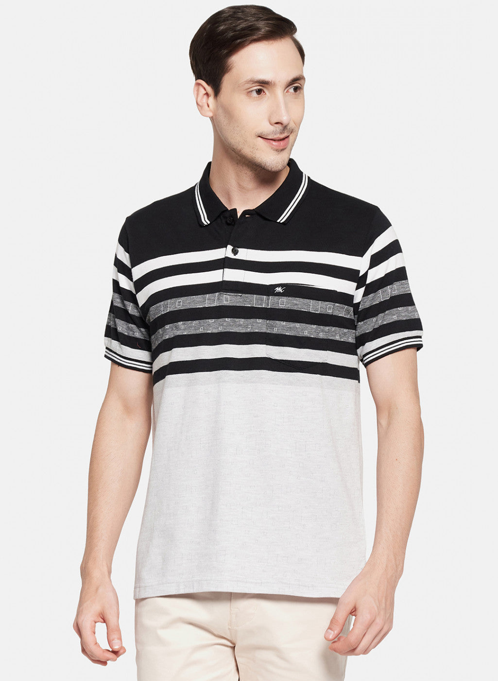 Mens Black Stripe T-Shirt