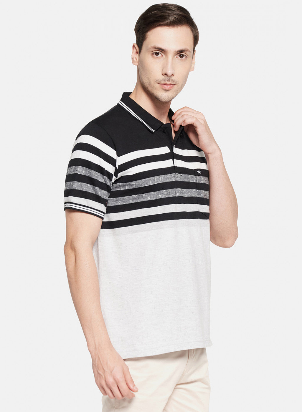 Mens Black Stripe T-Shirt