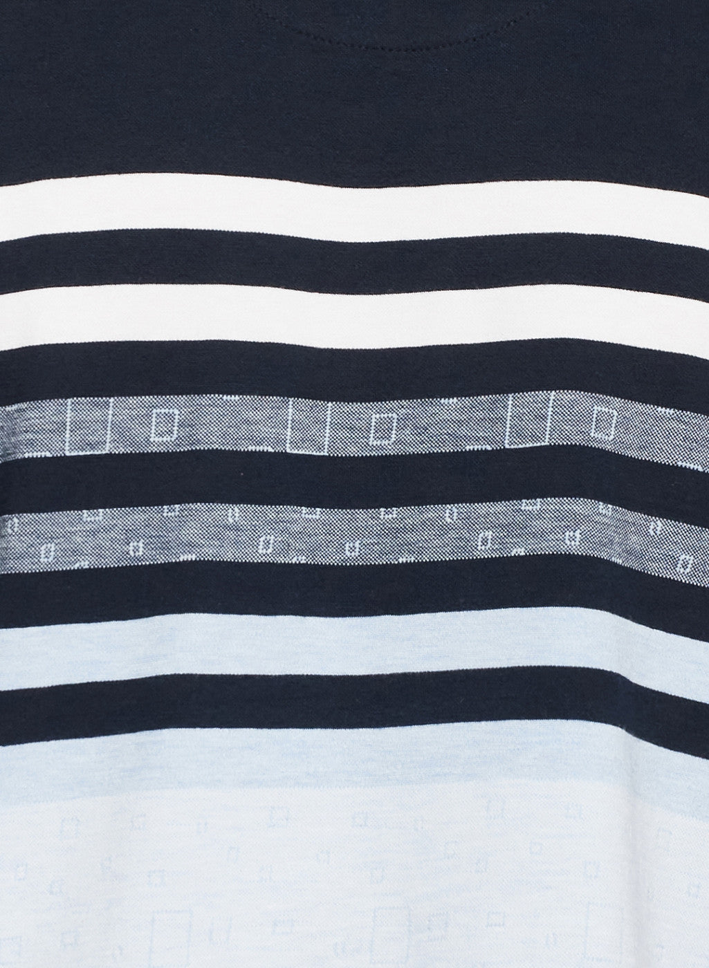 Mens NAvy Blue Stripe T-Shirt