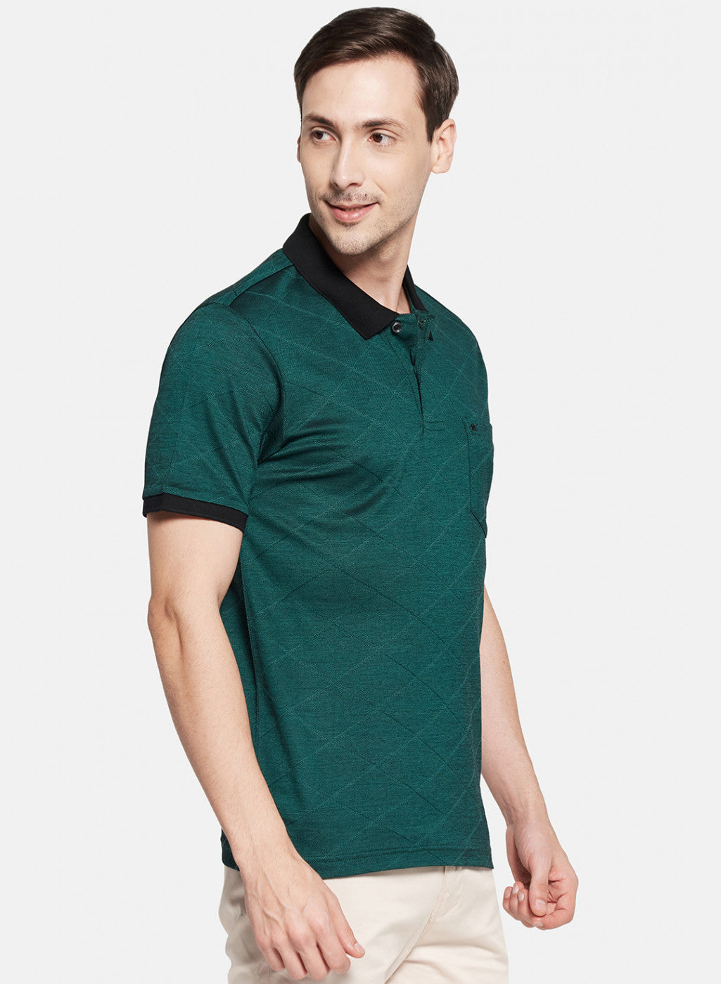 Mens Green Stripe T-Shirt