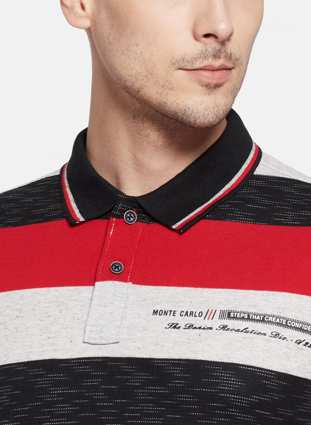 Mens Red Stripe T-Shirt