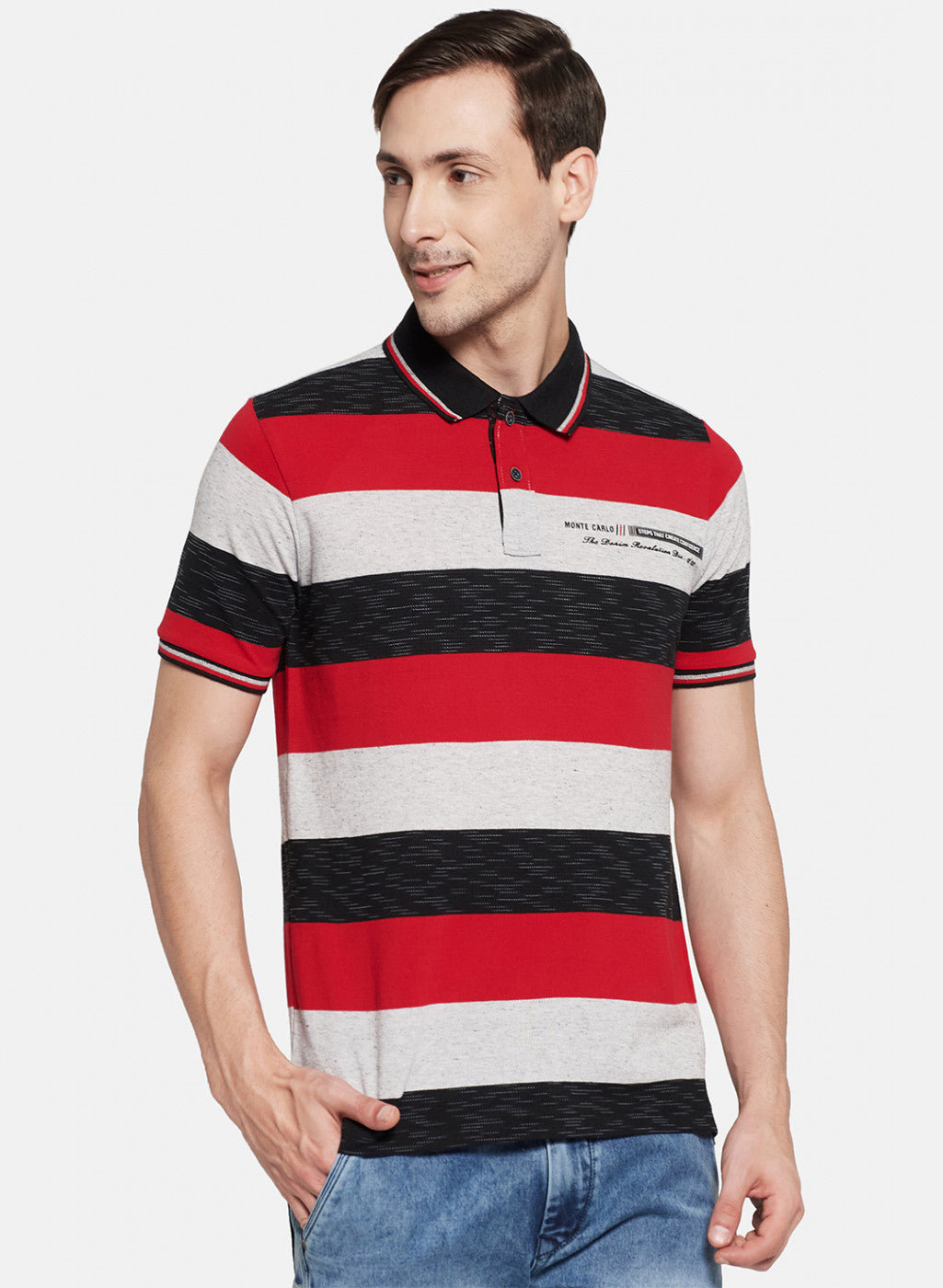 Mens Red Stripe T-Shirt
