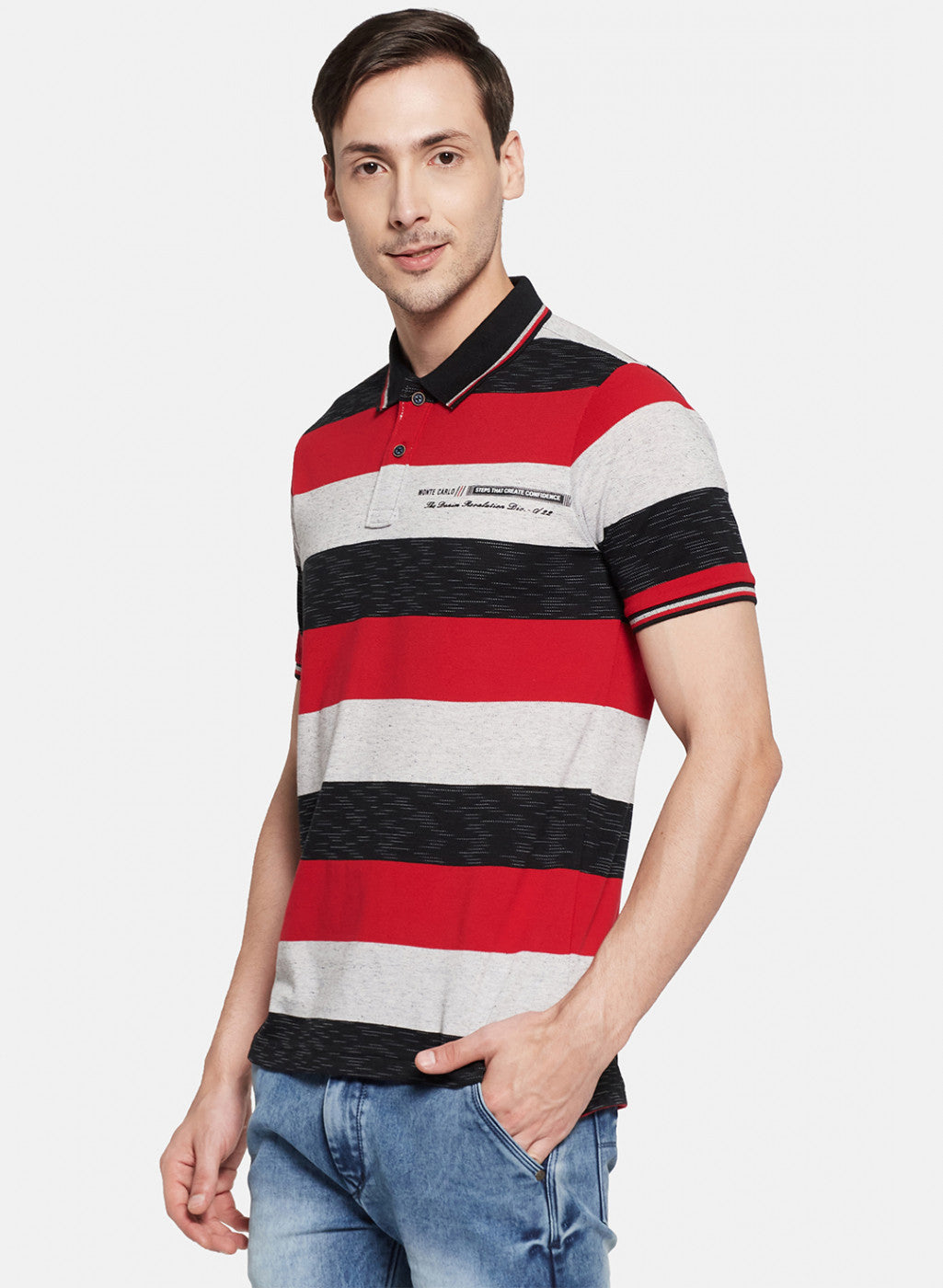 Mens Red Stripe T-Shirt