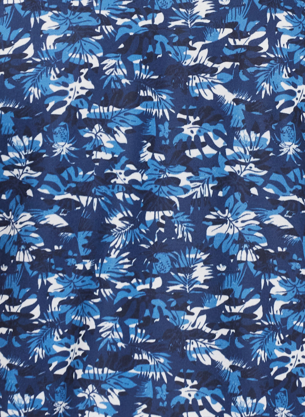 Mens Blue Printed T-Shirt