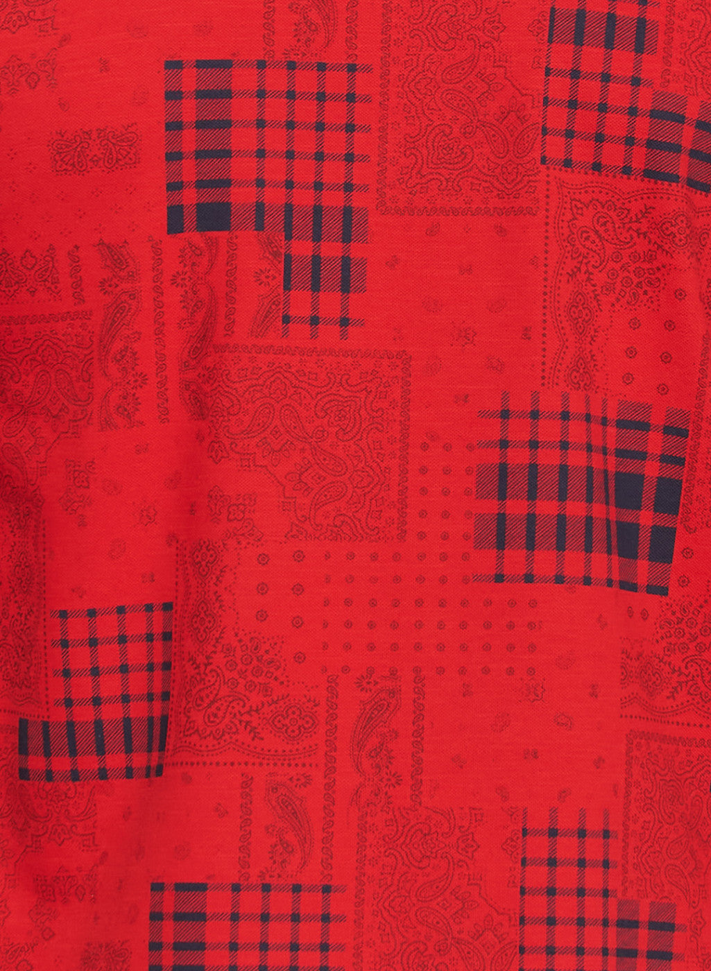 Mens Red Printed T-Shirt