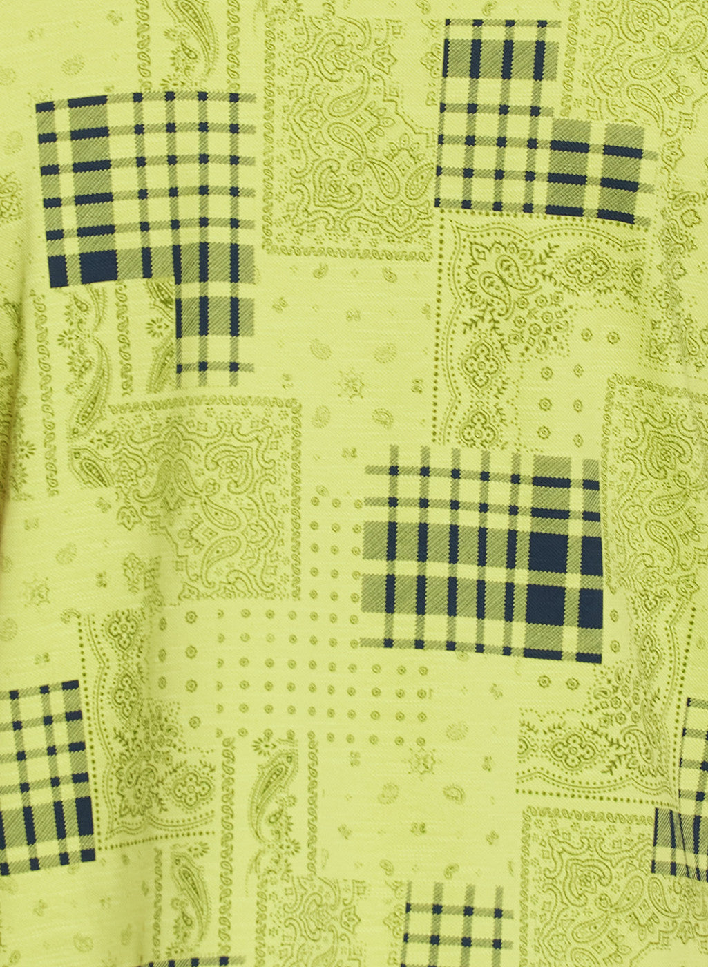 Mens Green Printed T-Shirt