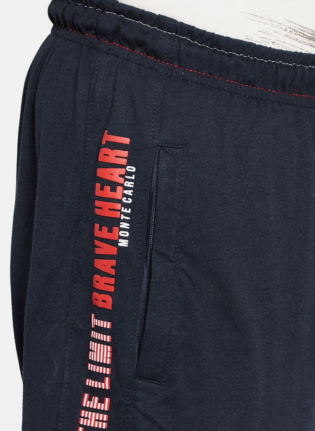 Mens Off White Printed Bermuda Set