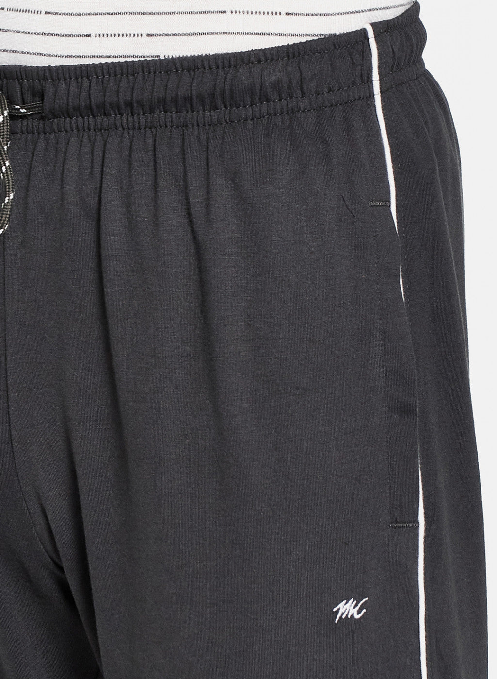 Mens White Stripe Lower Set