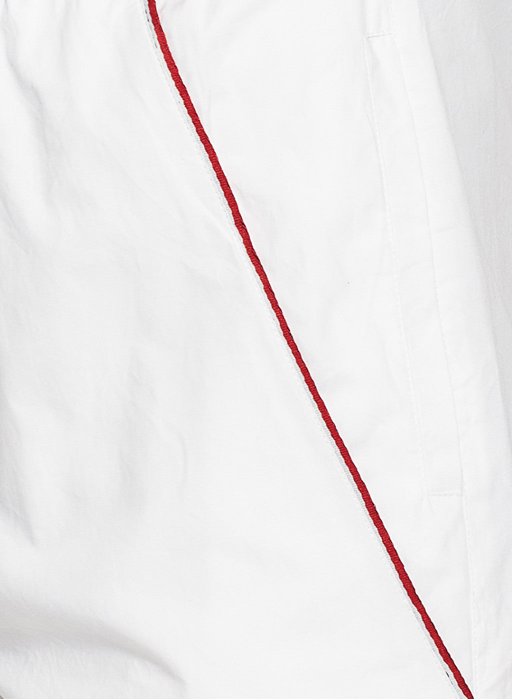 Mens White Plain Shorts