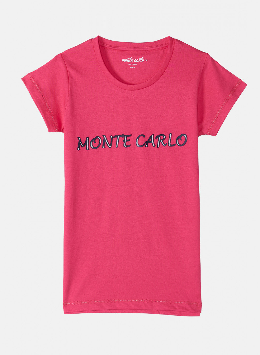 Girls Pink Printed Top