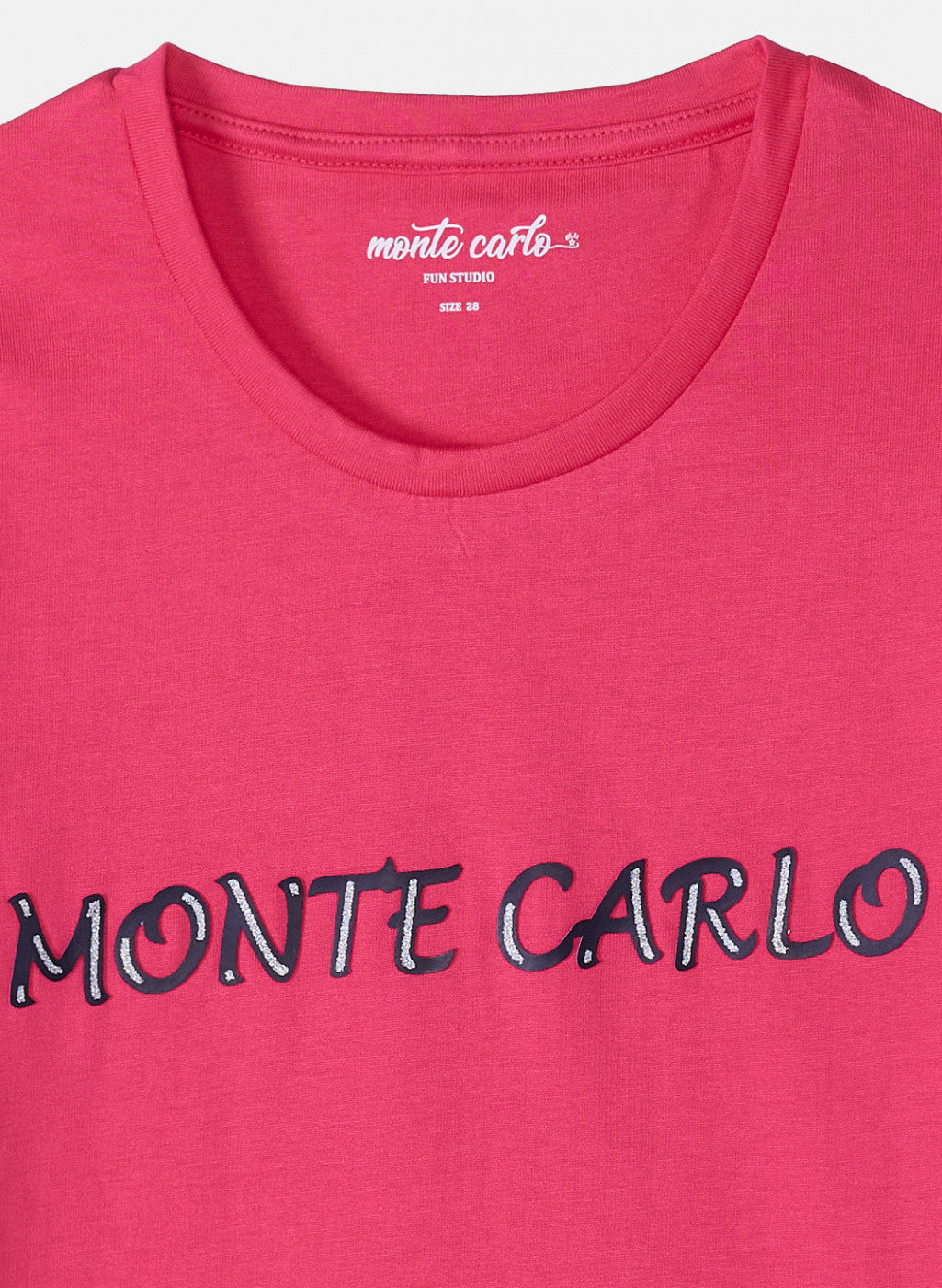 Girls Pink Printed Top