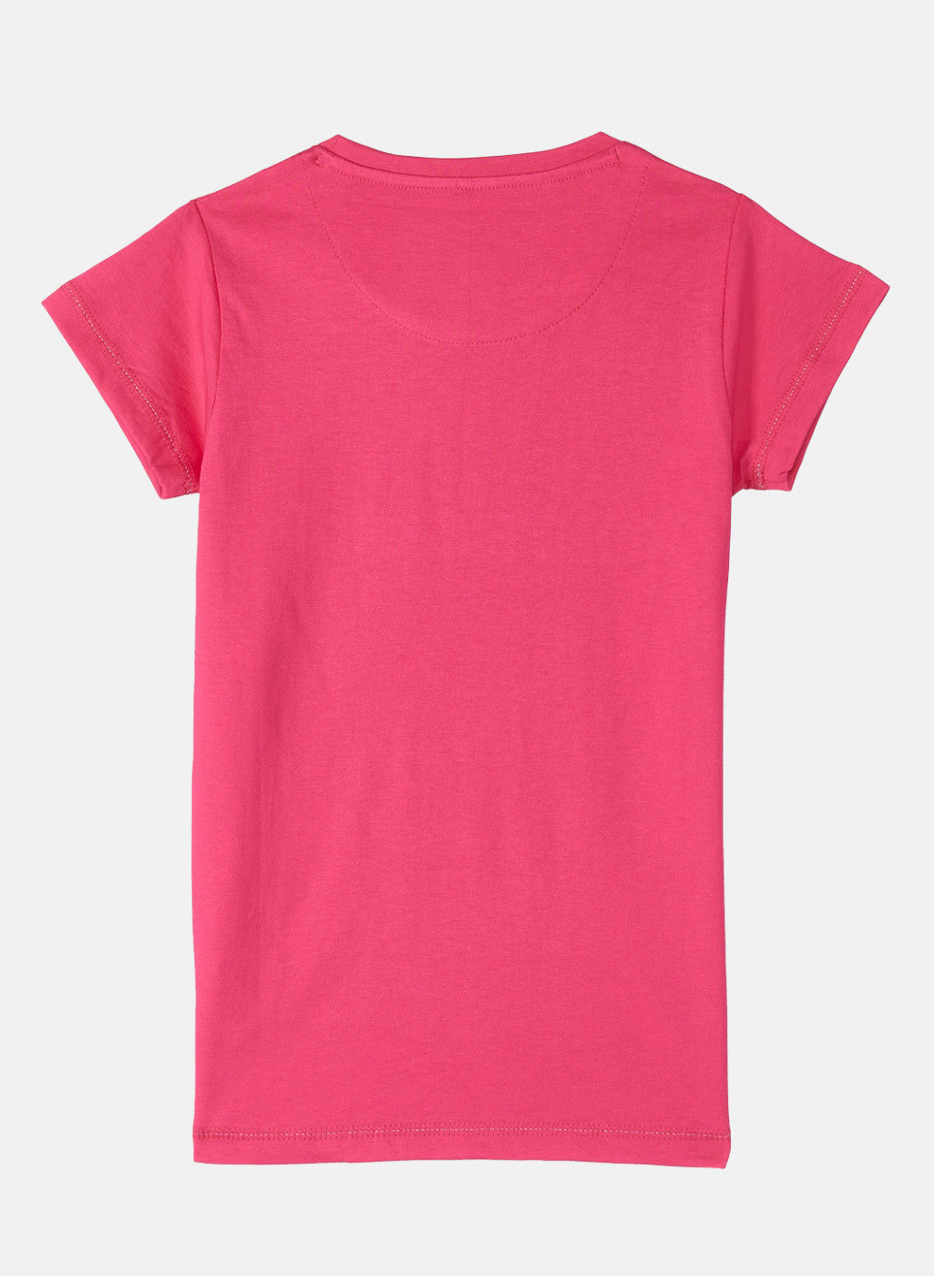 Girls Pink Printed Top