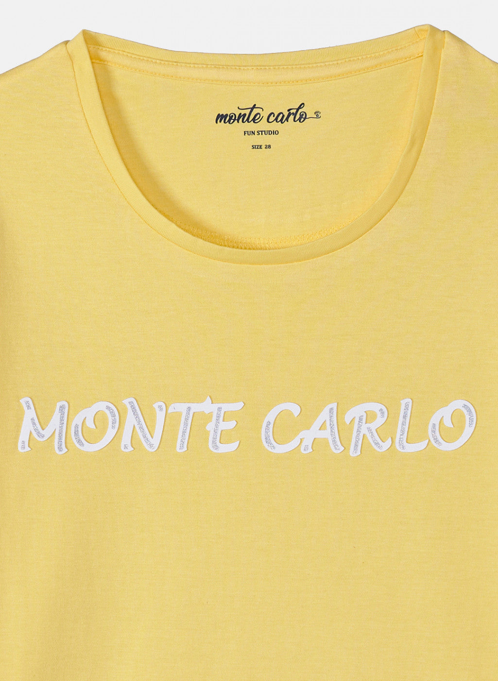 Girls Yellow Printed Top