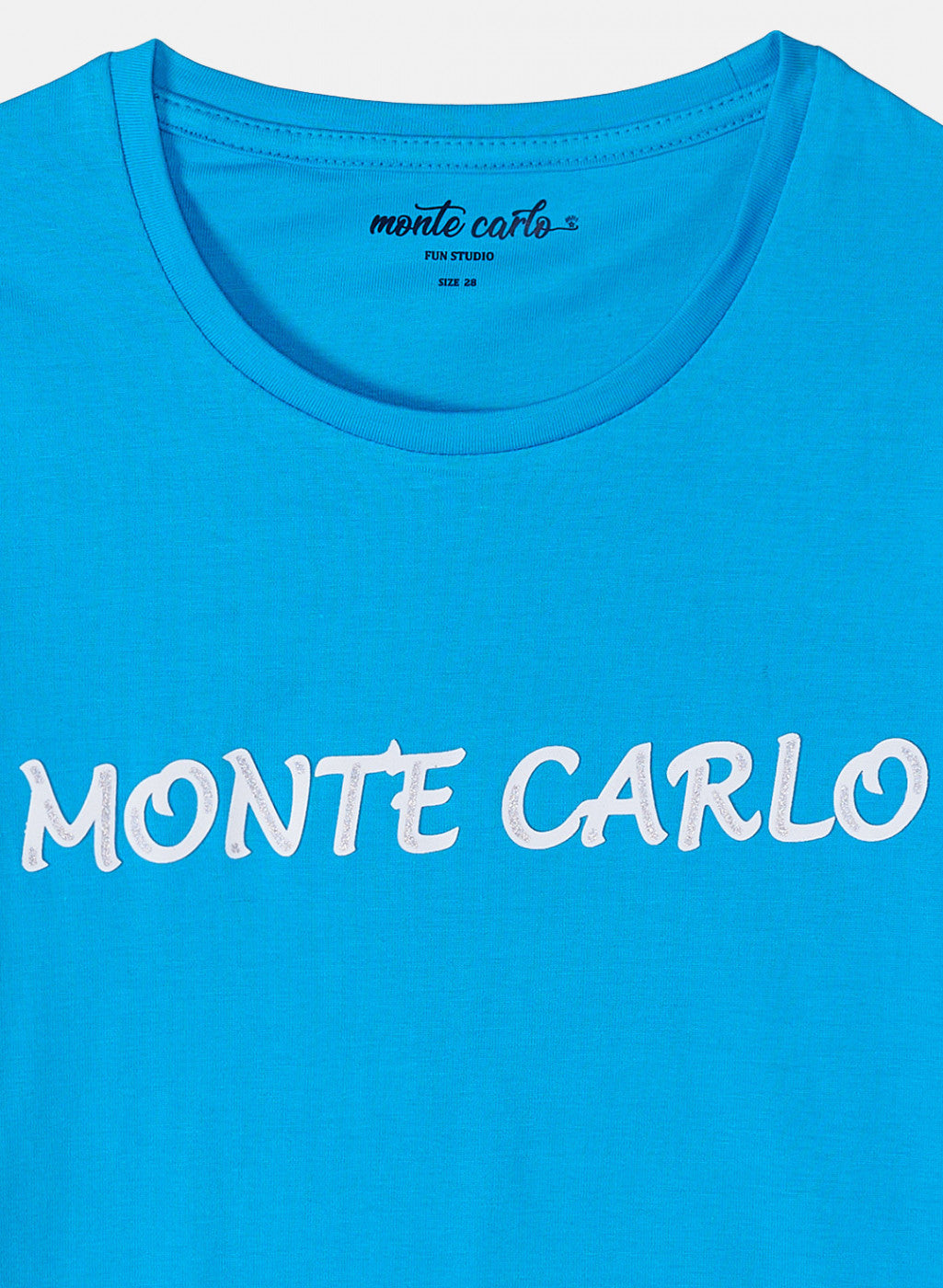 Girls Blue Printed Top