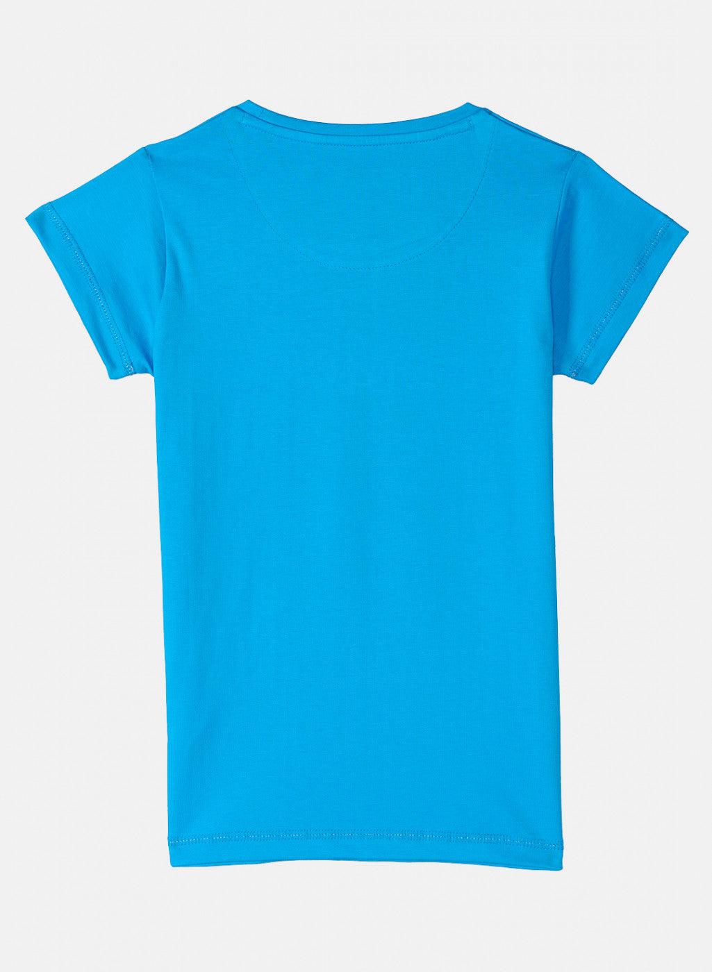 Girls Blue Printed Top