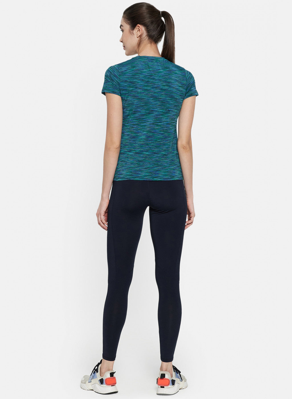 Womens Green & Blue Jaquard Lower Set