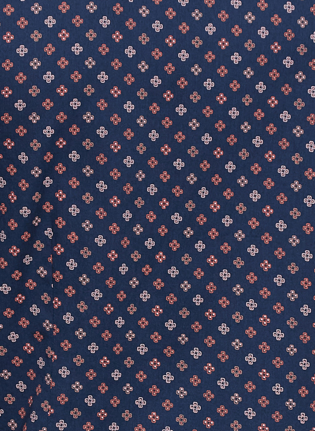 Mens NAvy Blue Printed Shirt