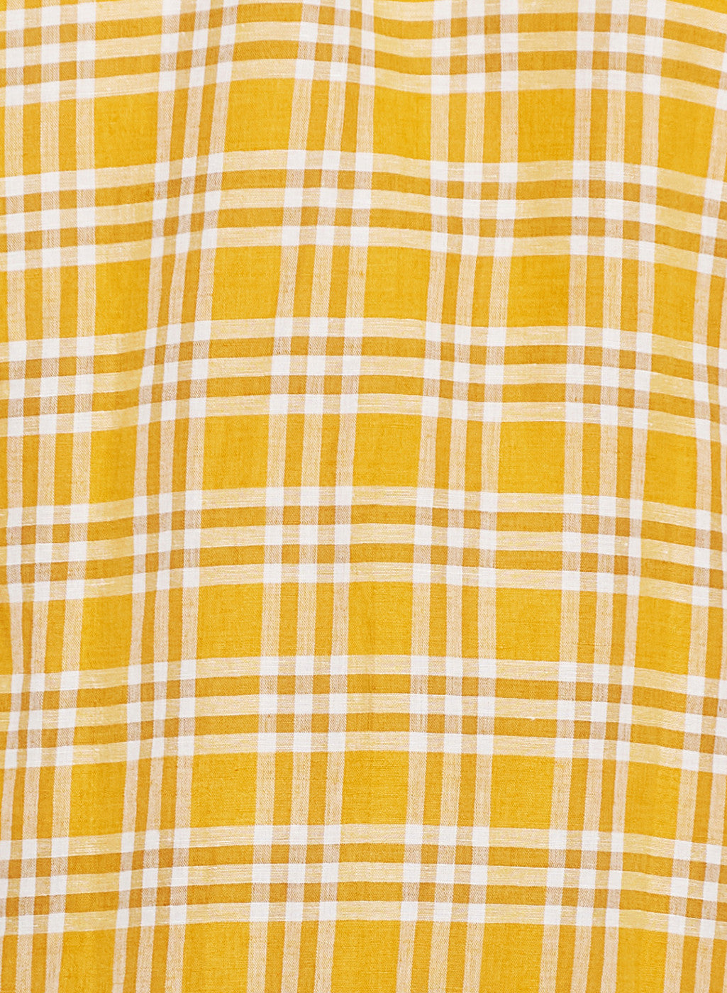 Mens Mustard Check Shirt