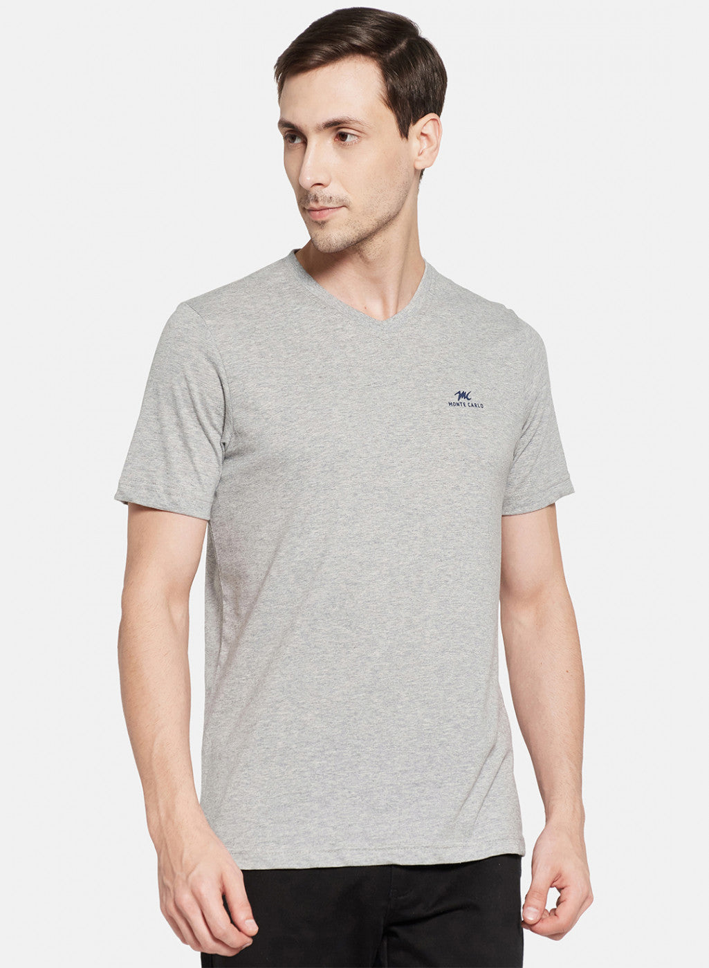 Mens Multi Color Plain T-Shirt