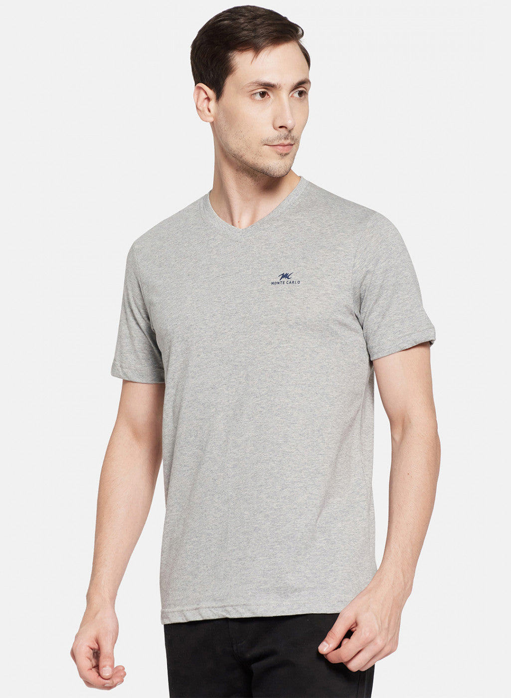 Mens Multi Color Plain T-Shirt