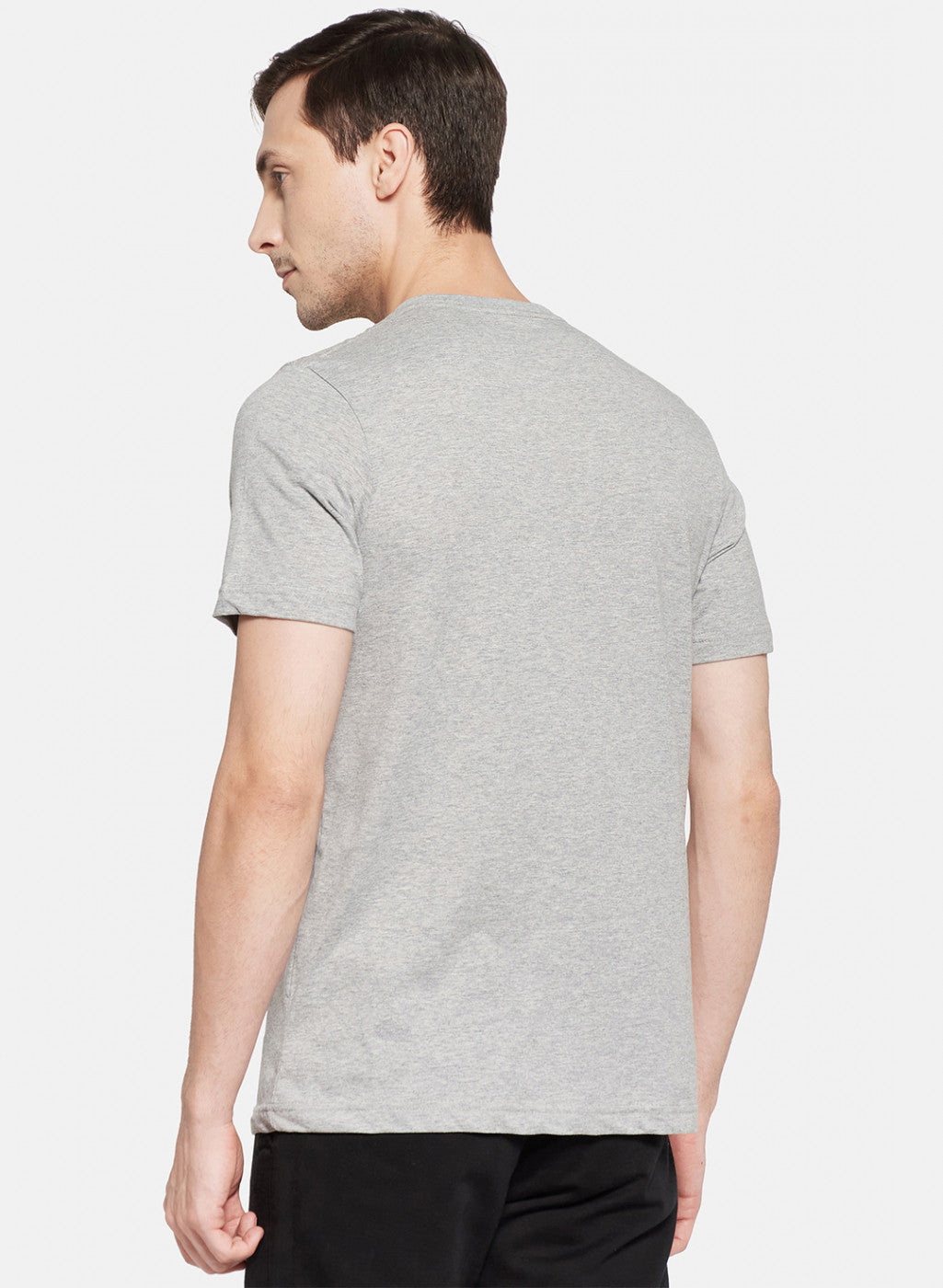 Mens Multi Color Plain T-Shirt