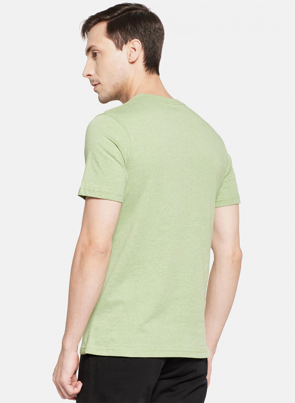 Mens Multi Color Plain T-Shirt