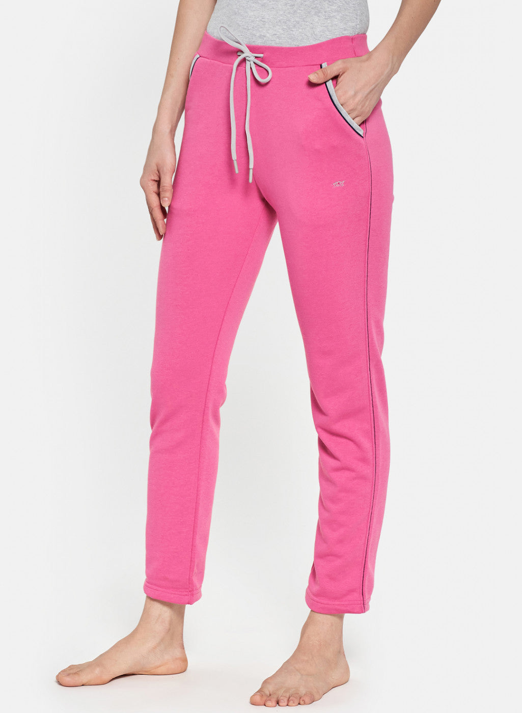 Womens Pink Plain Lower