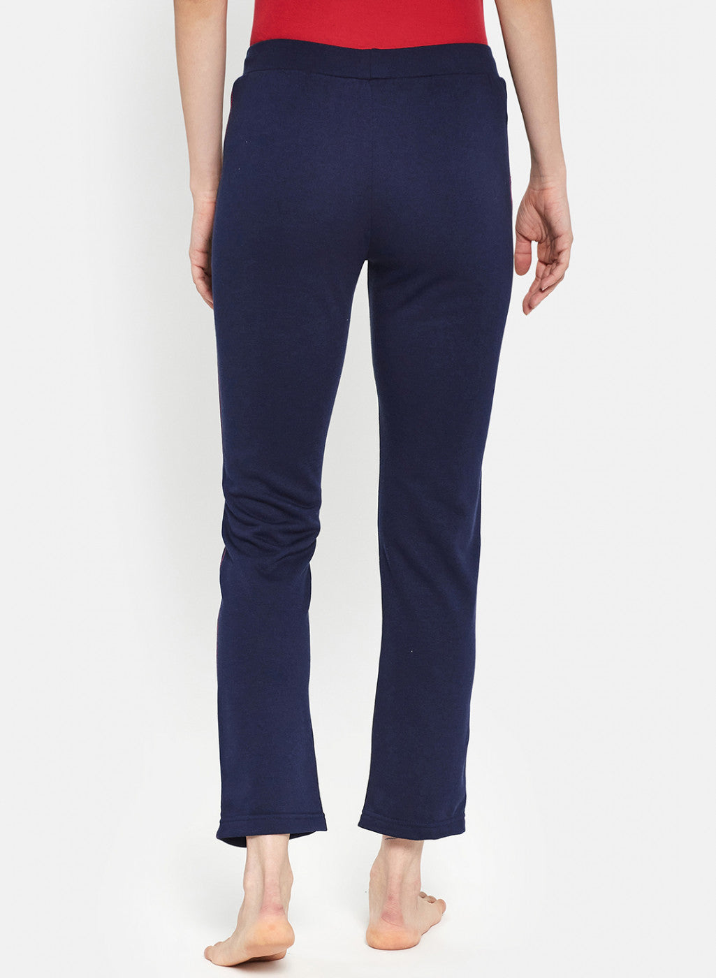 Womens Bluish Purple Plain Lower