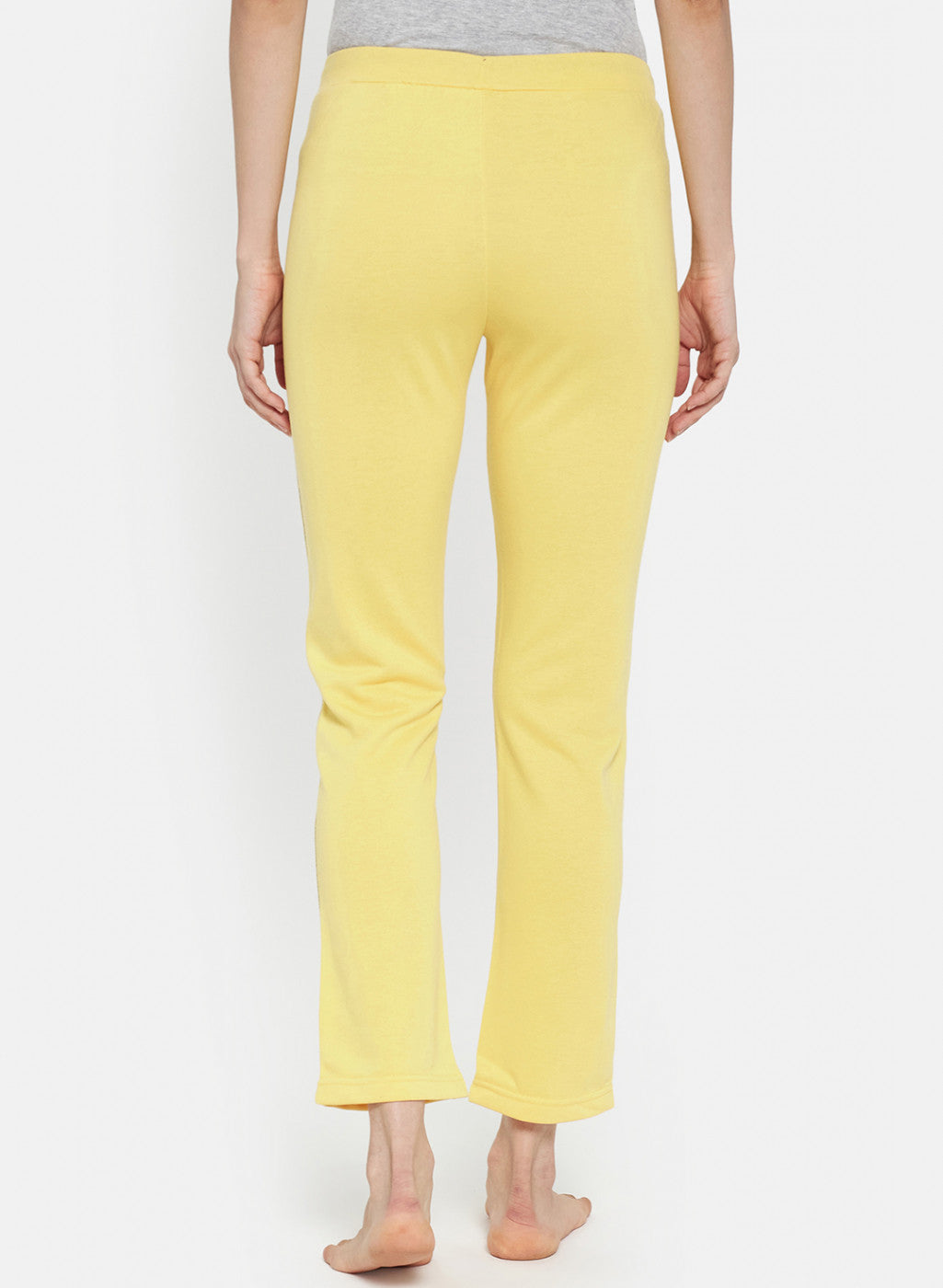 Womens Yellow Plain Lower