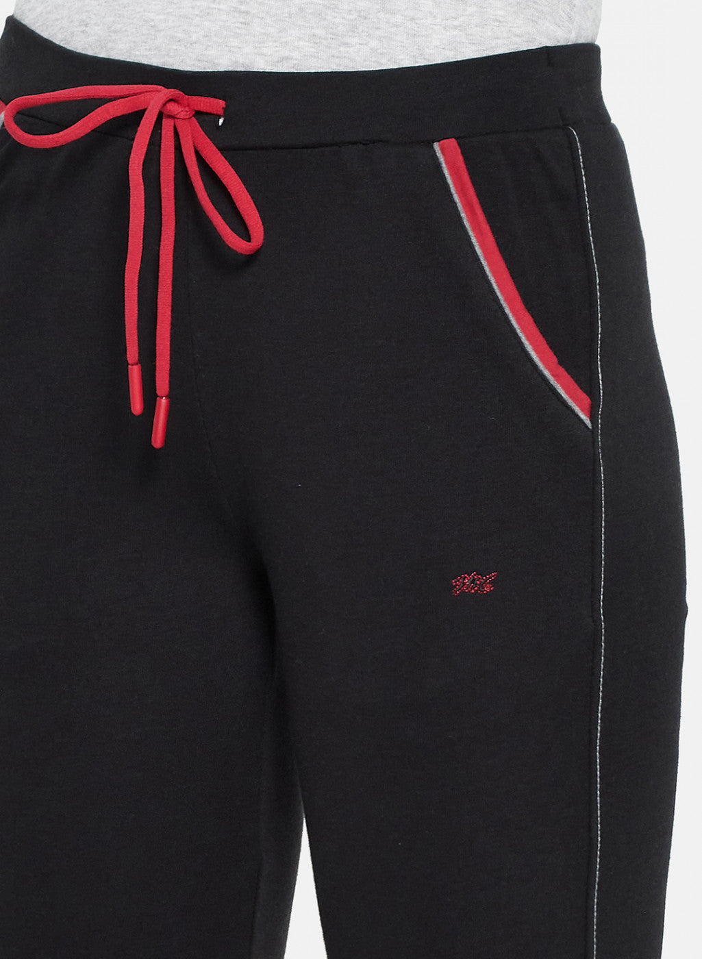 Womens Black Plain Lower