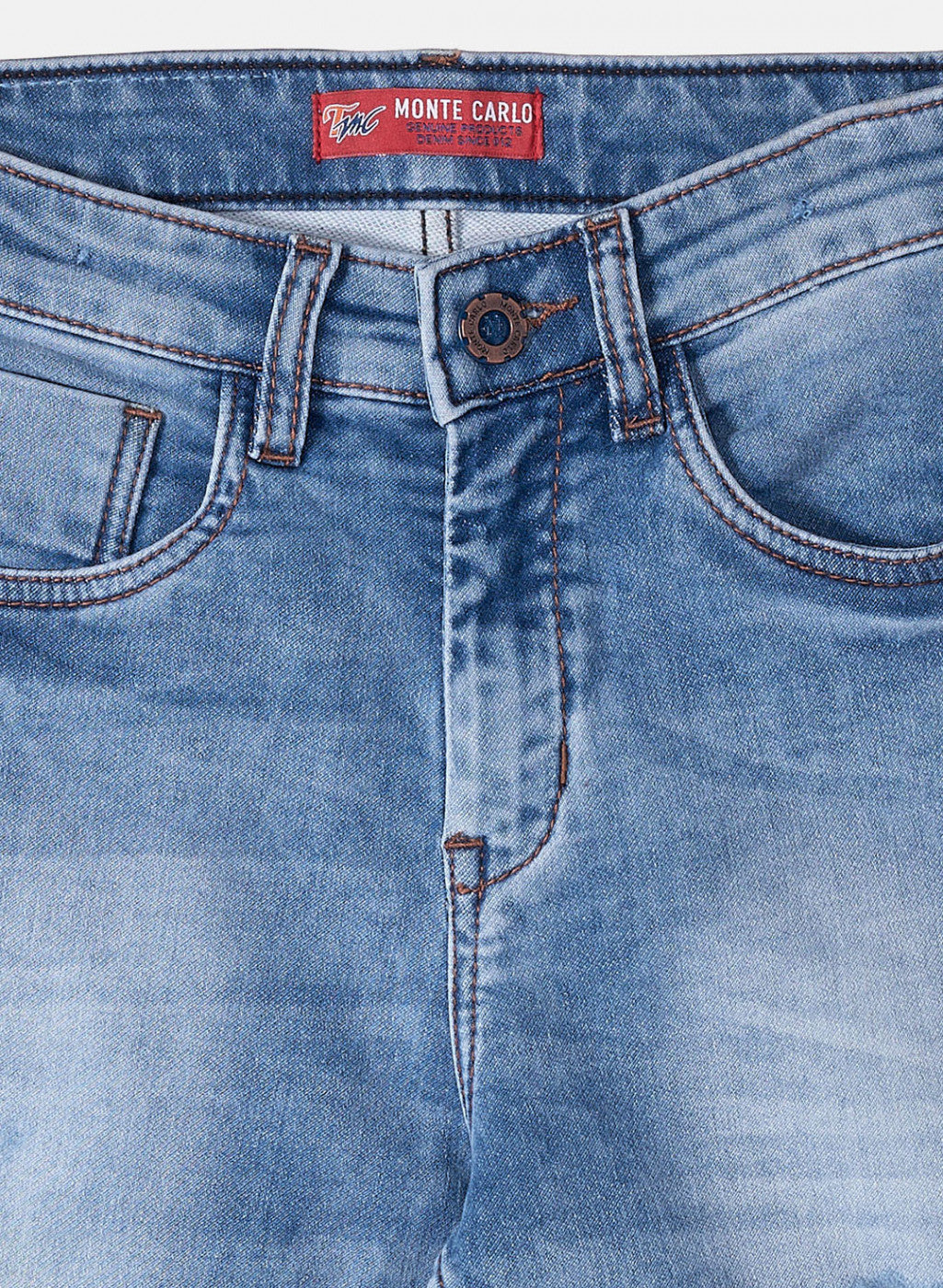 Boys Blue Heavy Wash Shorts