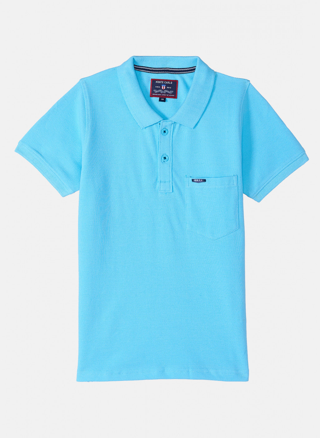 Boys Blue Plain T-Shirt