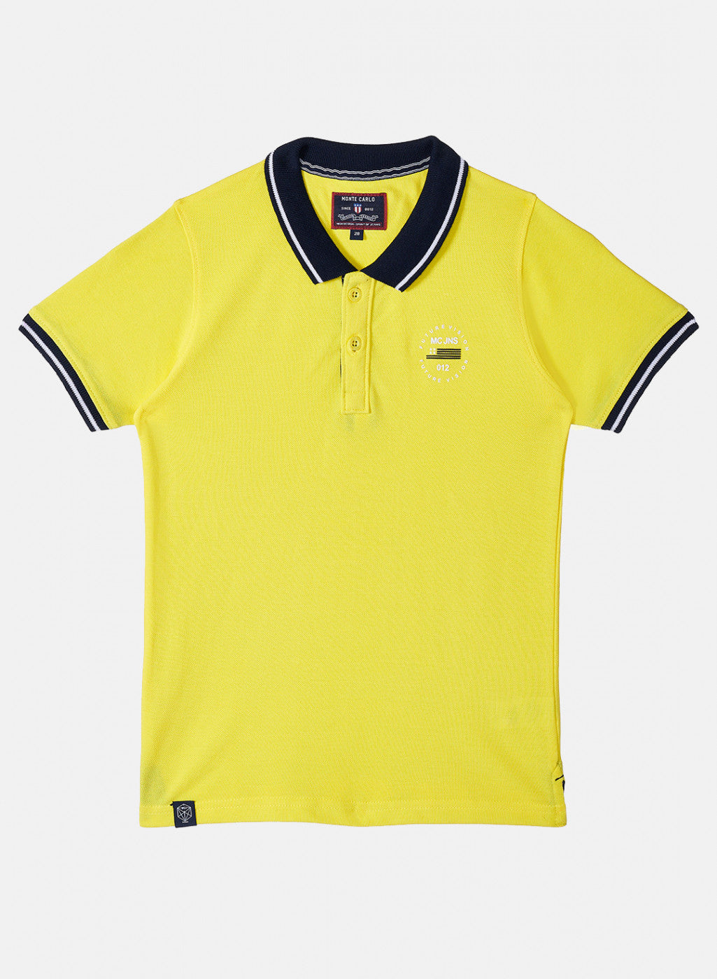 Boys Bright Yellow Plain T-Shirt