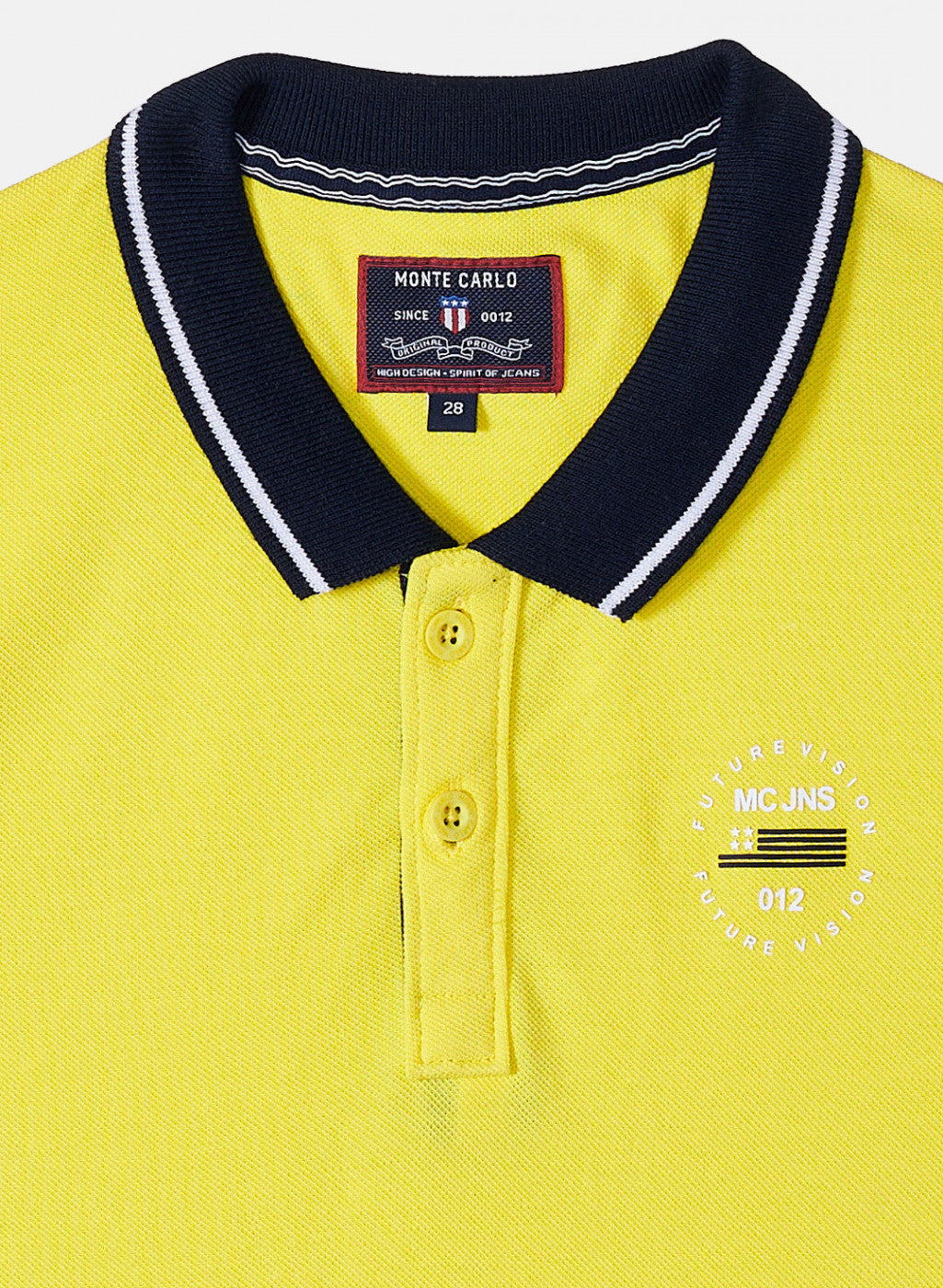 Boys Bright Yellow Plain T-Shirt