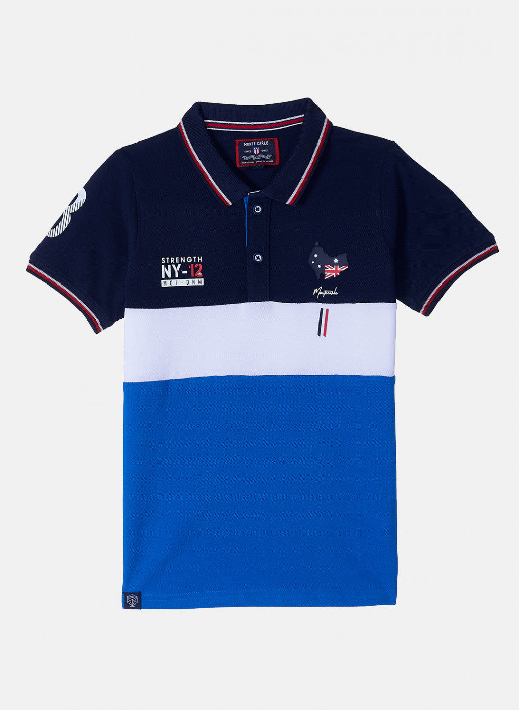 Boys Blue Printed T-Shirt