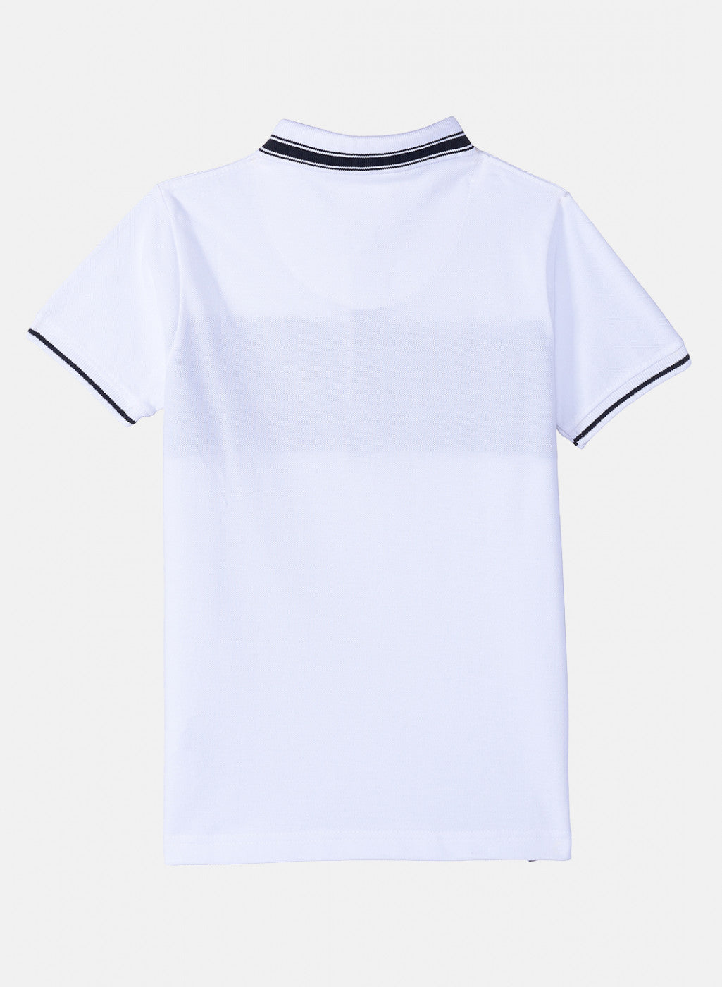 Boys White Printed T-Shirt