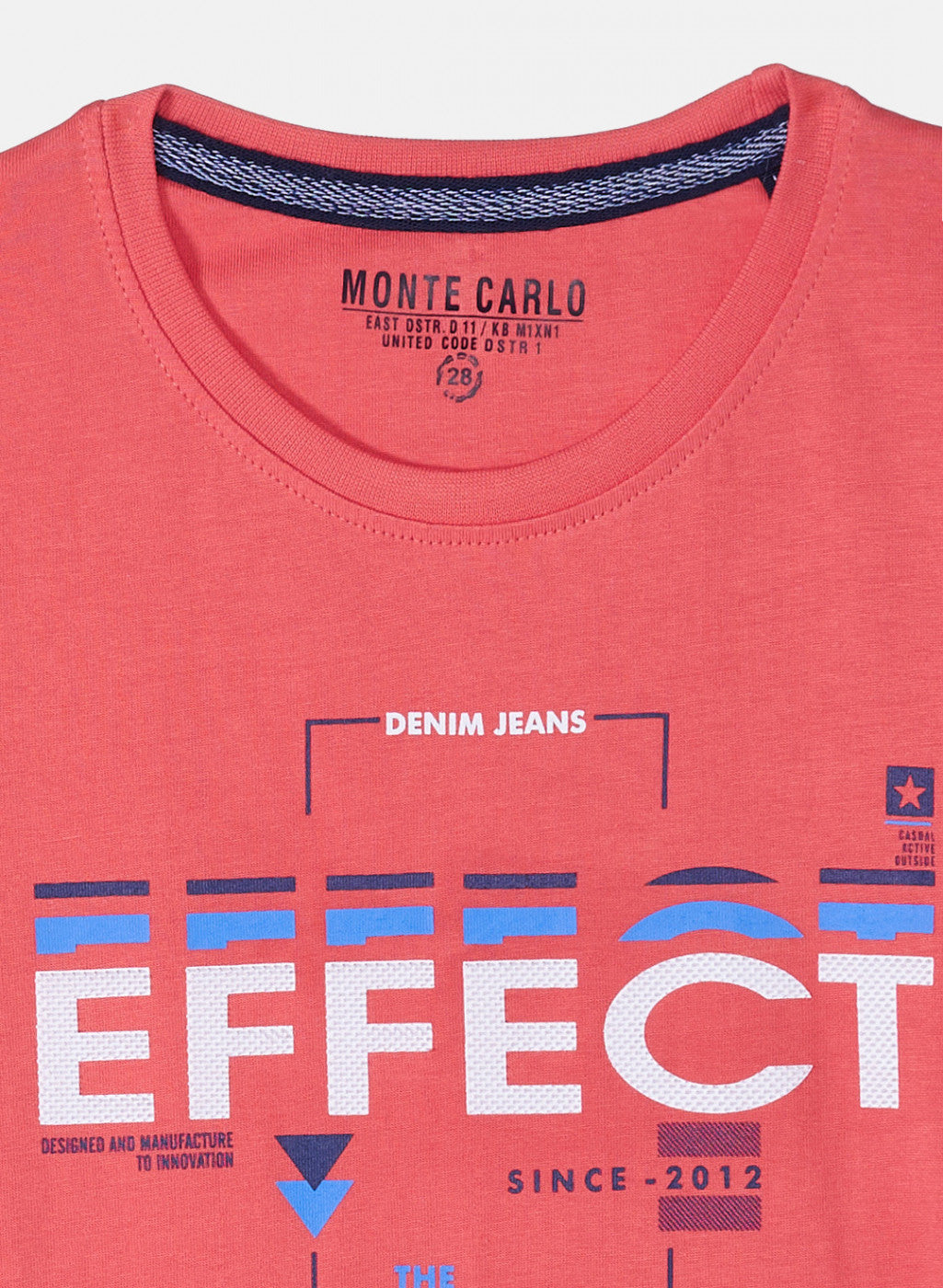 Boys Pink Printed T-Shirt