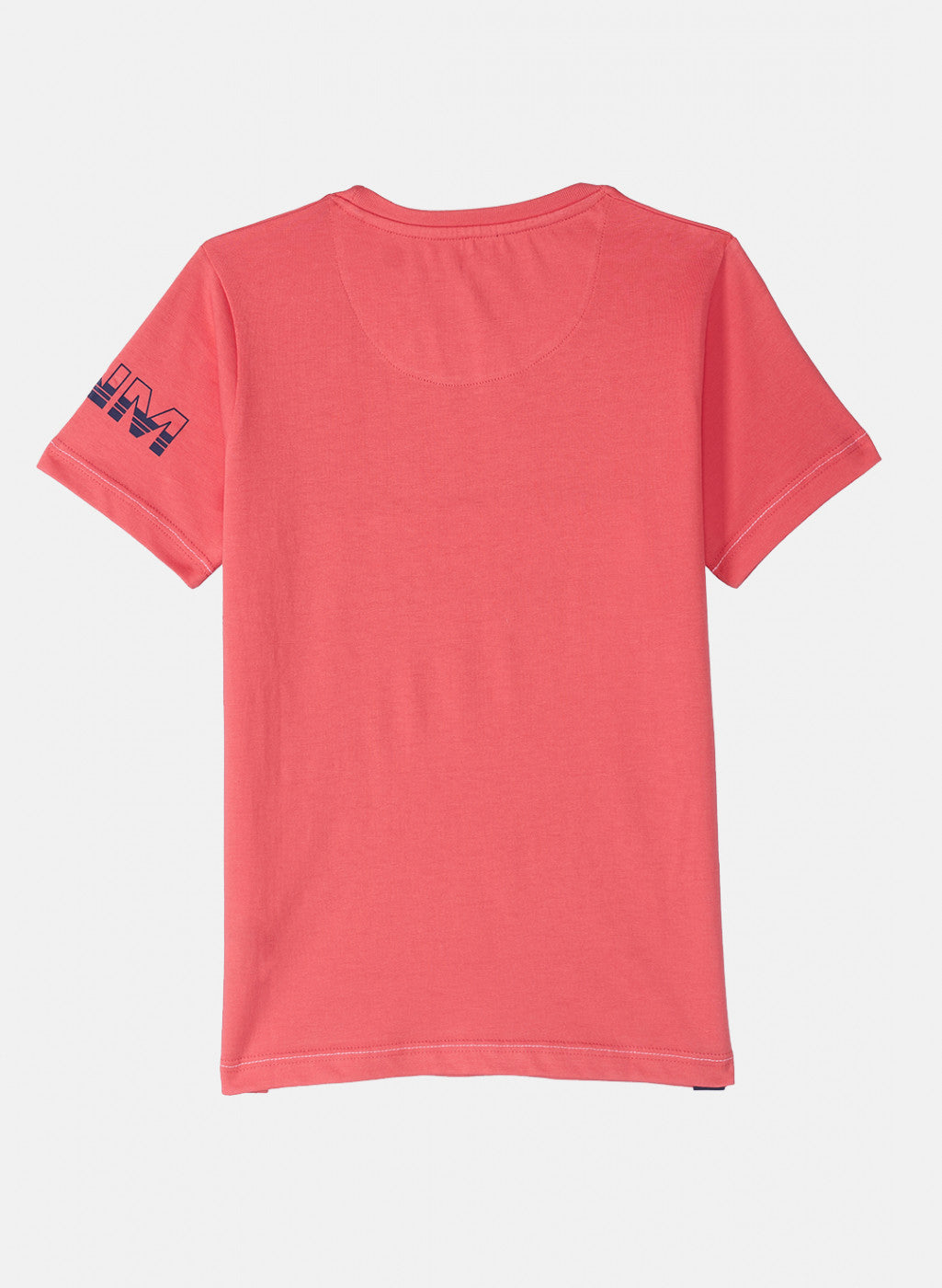 Boys Pink Printed T-Shirt