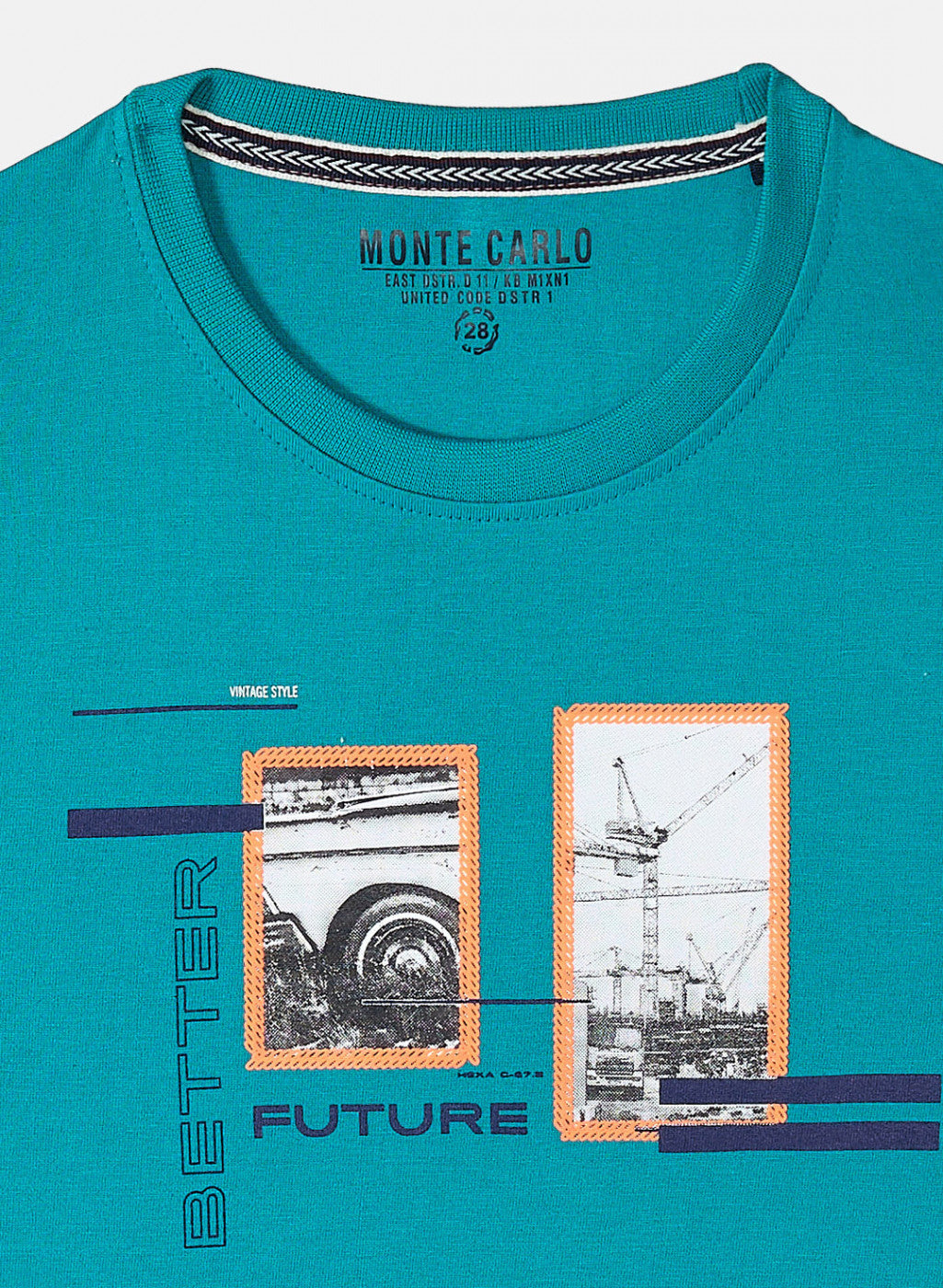 Boys Blue Printed T-Shirt